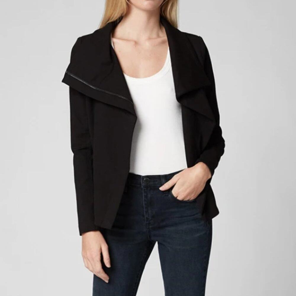 Blanknyc Black Full Zip CAVIAR JACKET SZ Medium